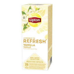 Lipton Feel Good Selection Zwarte Thee Vanille 25 zakjes -