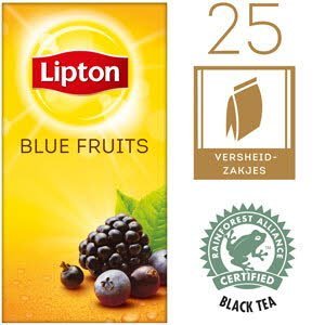 Lipton Thee Professioneel Blauwe Bessen 25 zakjes -
