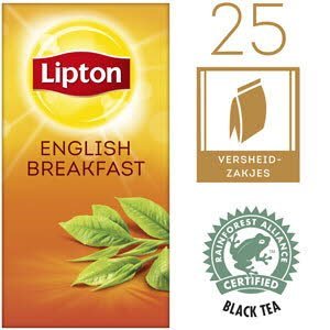 Lipton Thee Professioneel English Breakfast 25 zakjes -
