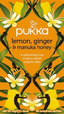 Pukka Lemon Ginger & Manuka Honey 20 zakjes -