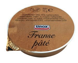 Unox Franse paté 40x15g -