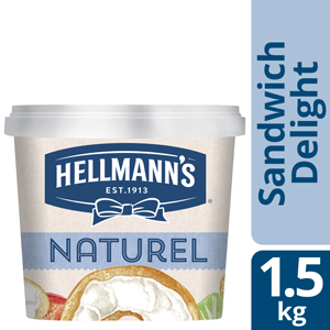 Hellmann's Sandwich Delight Naturel - Hellmann's Sandwich Delight maakt je broodjes smeuïg zonder te overheersen in smaak.