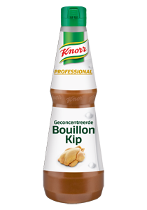 Knorr Professional Geconcentreerde Bouillon Kip - De nieuwe generatie vloeibare bouillon heeft de intense en natuurlijke smaak van kip.” Martin Rotteveel, Bij Teus, Houten Knorr Professional Geconcentreerde Bouillon Kip - De nieuwe generatie vloeibare bouillon heeft de intense en natuurlijke smaak van kip.” Martin Rotteveel, Bij Teus, Houten