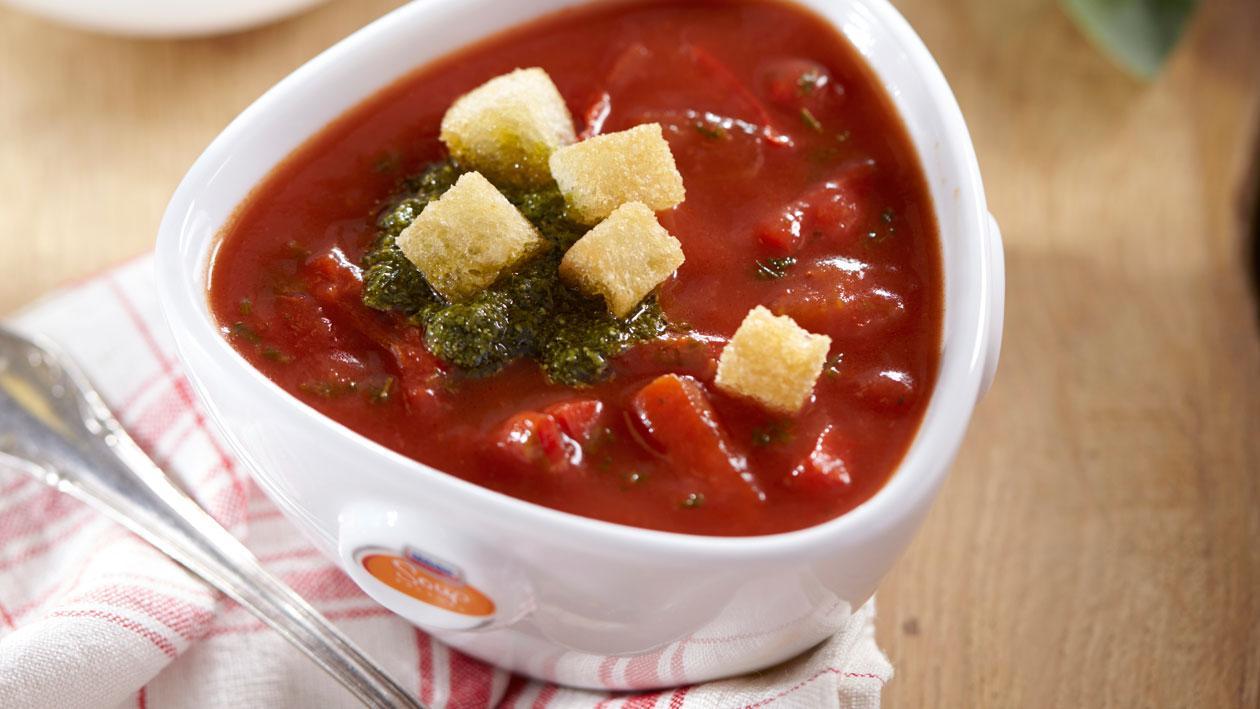 Italiaanse Tomatensoep met Chorizo Italiaanse Tomatensoep met Chorizo