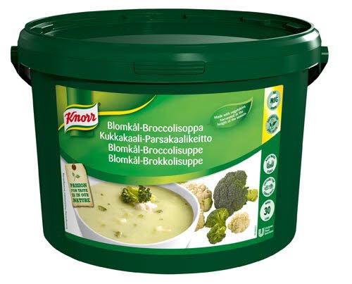Knorr Blomkål og Brokkolisuppe 30L -