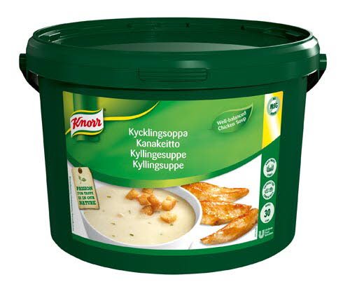 Knorr Kremet Kyllingsuppe 30L - Knorr Kremet Kyllingsuppe 30L -