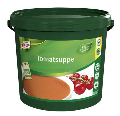 Knorr Tomatsuppe pasta 40L - Knorr Tomatsuppe pasta 40L -