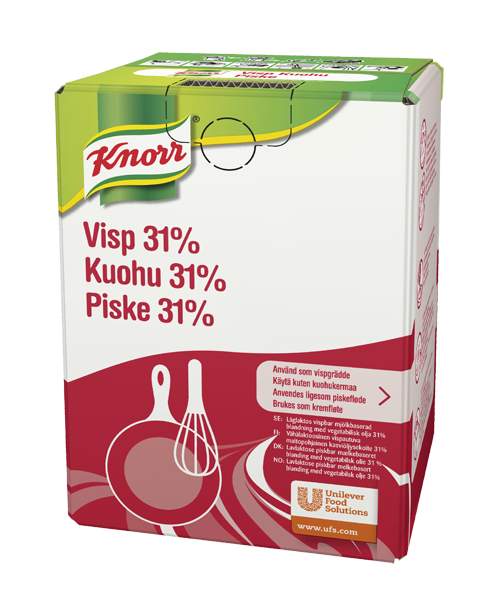 Knorr Piske 31% Lavlaktose 10L - Knorr Piske 31% er enkel å jobbe med og holder seg stabil i både varme og kalde retter. Knorr Piske 31% Lavlaktose 10L - Knorr Piske 31% er enkel å jobbe med og holder seg stabil i både varme og kalde retter.