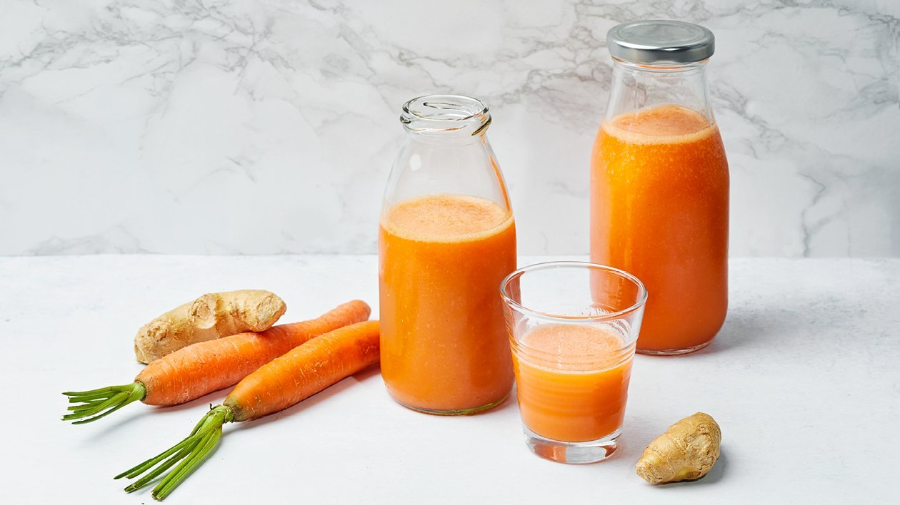 Gulrotsmoothie med ingefær – Oppskrift Gulrotsmoothie med ingefær – Oppskrift