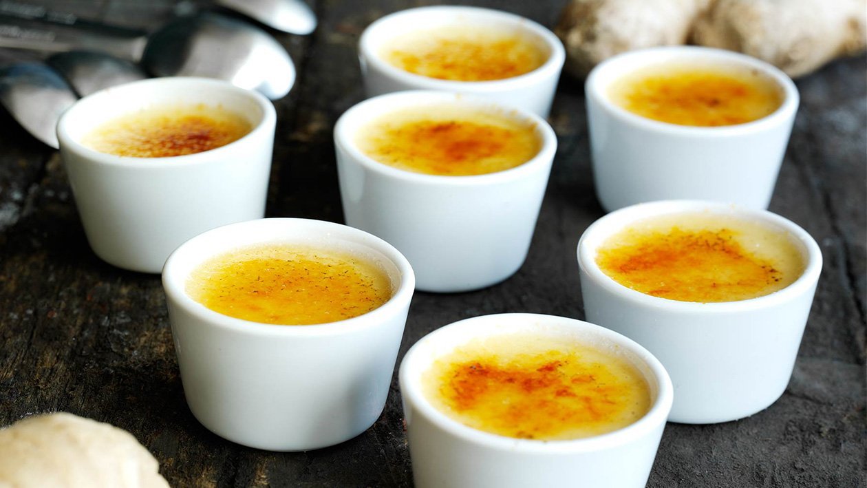 Ingefær & vaniljebrûlée – Oppskrift Ingefær & vaniljebrûlée – Oppskrift