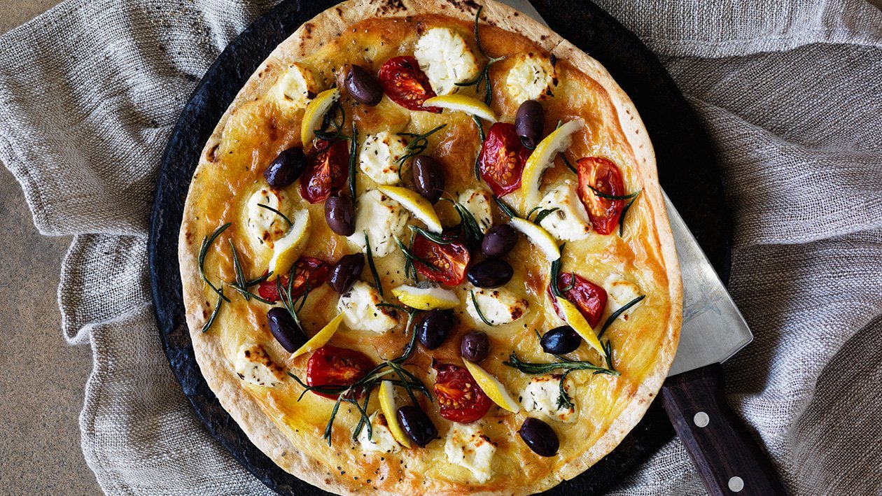 Manakeesh – Arabisk pizza med geitost – Oppskrift Manakeesh – Arabisk pizza med geitost – Oppskrift