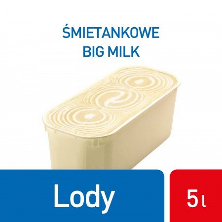 Algida Lody Śmietanka Big Milk -