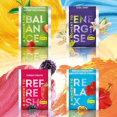 Folder z próbkami Lipton Feel Good Selection -