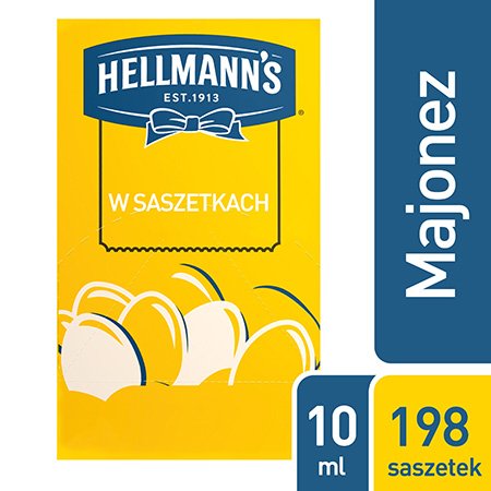 Hellmann's Majonez w saszetkach 10 ml x 198 saszetek -