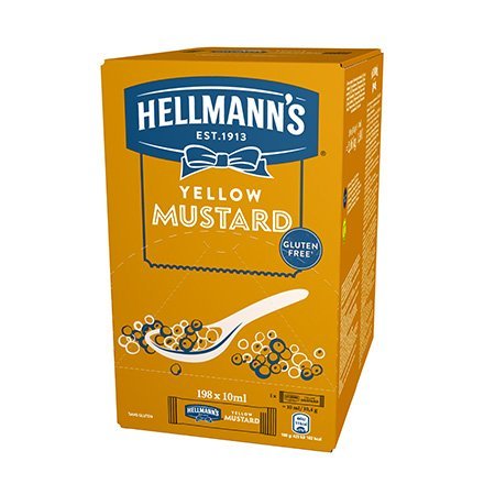 Hellmann's Musztarda w saszetkach 10 ml x 198 saszetek -