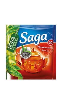 Herbata Saga 50 torebek ekspresowych - Herbata Saga 50 torebek ekspresowych -