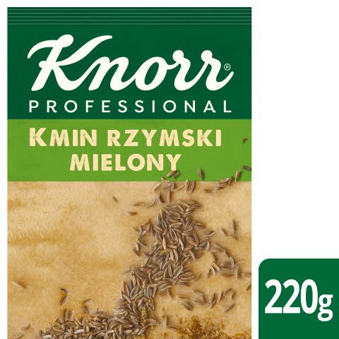 Kmin rzymski mielony z Indii Knorr Professional 0,22 kg -