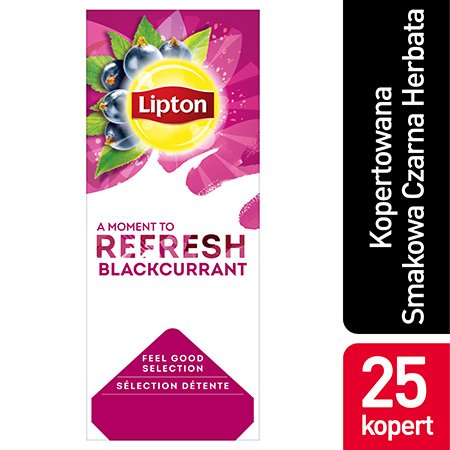 Lipton Classic Blackcurrant (herbata czarna z nutą czarnej porzeczki) 25 kopert -