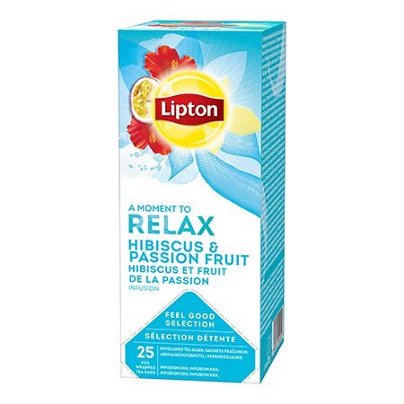 Lipton Classic Hibiscus Passion Fruit (hibiskus i marakuja) 25 kopert -