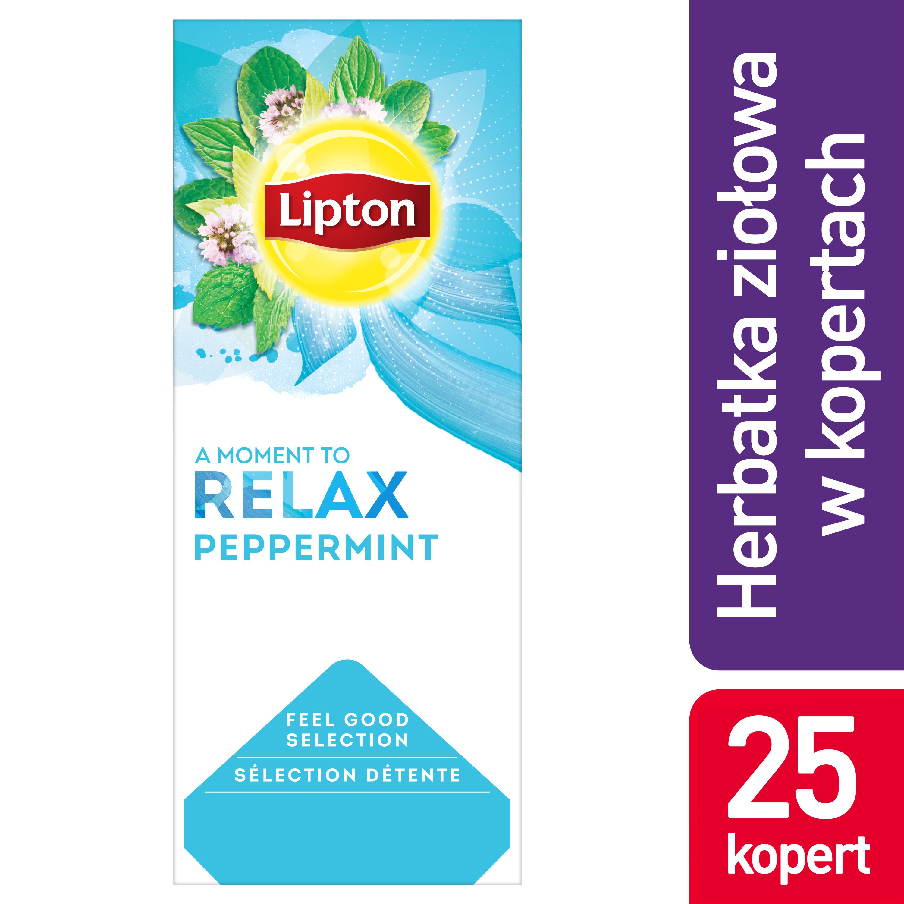 Lipton Classic Peppermint (Herbatka miętowa) 25 kopert -