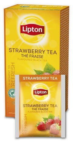 Lipton Classic Strawberry (herbata czarna z nutą truskawki) 25 kopert -