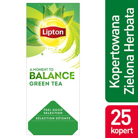 Lipton Feel Good Selection Green Tea (Zielona Herbata Klaryczna) 25 kopert -