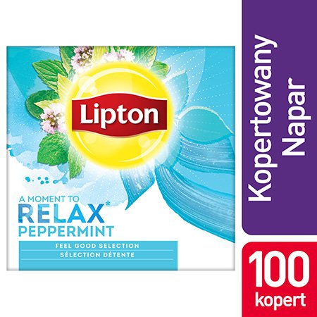 Lipton Feel Good Selection Peppermint (Herbatka miętowa) 100 kopert -