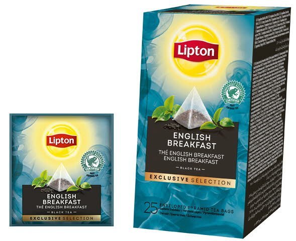 Lipton Piramida English Breakfast (Kompozycja czarnych herbat) -