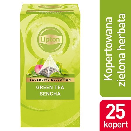Lipton Piramida Green Tea Sencha (Zielona herbata) 25 kopert -