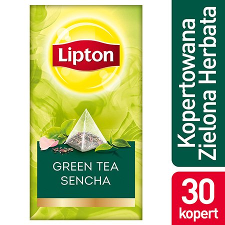 Lipton Piramida Green Tea Sencha (Zielona herbata) 30 kopert -