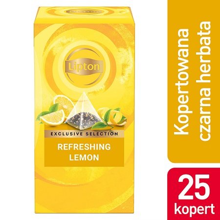 Lipton Piramida Lemon (Cytrynowa) 25 kopert -