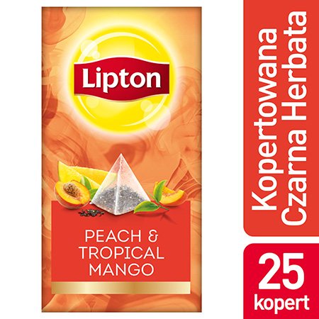 Lipton Piramida Peach Mango (Brzoskwinia & Mango) 25 kopert -