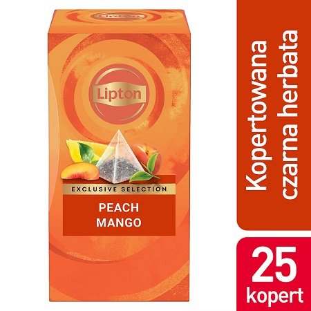 Lipton Piramida Peach Mango (Brzoskwinia & Mango) 25 kopert -