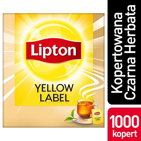 Lipton Yellow Label Czarna Herbata 1000 kopert -
