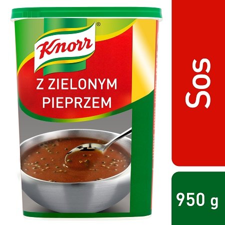 Sos z zielonym pieprzem Knorr 0,85 kg -