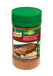 Delikat Przyprawa do mięs Knorr 0,6 kg - Delikat zapewnia mięsom wyrazisty smak i apetyczny wygląd. Delikat Przyprawa do mięs Knorr 0,6 kg - Delikat zapewnia mięsom wyrazisty smak i apetyczny wygląd.