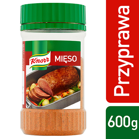 Knorr Delikat Przyprawa do mięs 0,6 kg - Delikat zapewnia mięsom wyrazisty smak i apetyczny wygląd.