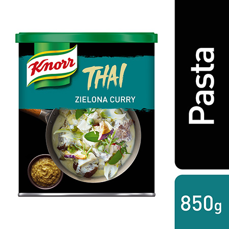 Knorr Zielona pasta curry 850 g - Poznaj receptury, porrady i produkty do dań orientalnych. Wejdź na Przepisy, porady i filmy na ufs.com/kuchnieswiata