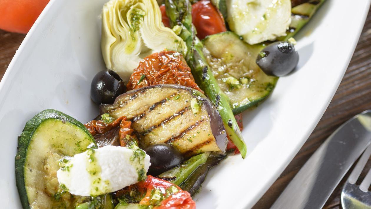 Antipasti warzywne z ricottą Antipasti warzywne z ricottą