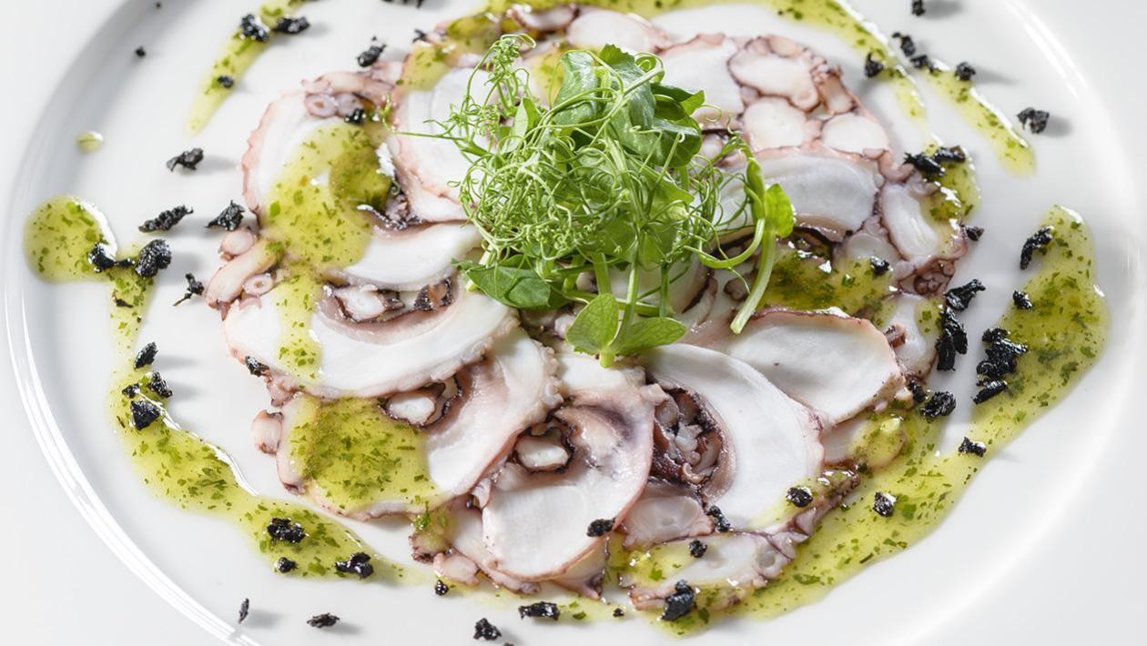Carpaccio z ośmiornicy Carpaccio z ośmiornicy