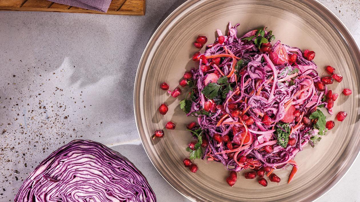 Coleslaw z czerwonej kapusty Coleslaw z czerwonej kapusty
