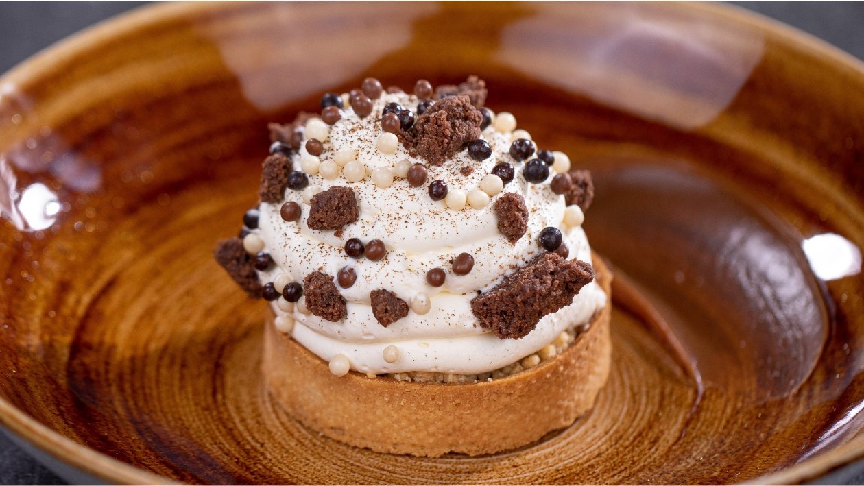Mini tarta z karmelową niespodzianką Mini tarta z karmelową niespodzianką
