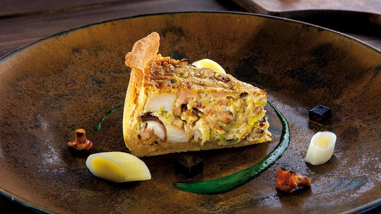 Quiche z grzybami leśnymi Quiche z grzybami leśnymi