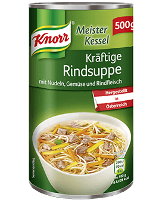 Knorr Meisterkessel Kräftige Rind Suppe 2 Teller - 