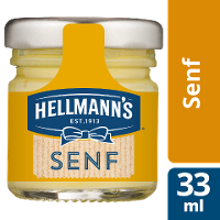 Hellmann's Original Mustard 80 x 33 ml Mini-Glas