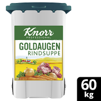 Knorr Professional Goldaugen Rindsuppe Rollcontainer 60 kg  - Knorr Goldaugen Rindsuppe – das österreichische Original.