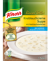 Knorr Kaiser Teller Knoblauchcreme Suppe 3 Teller 91g - 