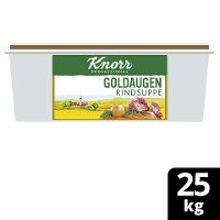 Knorr Professional Goldaugen Rindsuppe GN-Box 25 kg  - Knorr Goldaugen Rindsuppe – das österreichische Original.