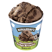 Ben & Jerry's Chocolate Fudge Brownie Eis Becher 465 ml - 