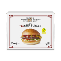TVB - NoBeef Burger - Veganes Burgerpatty auf Pflanzenprotein-Basis 2,4 kg - 
